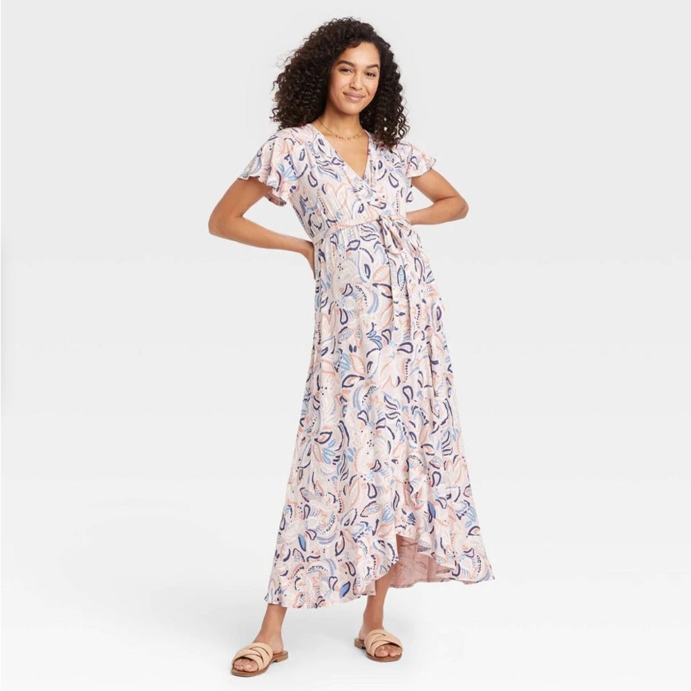NWT Wrap Maxi Dress